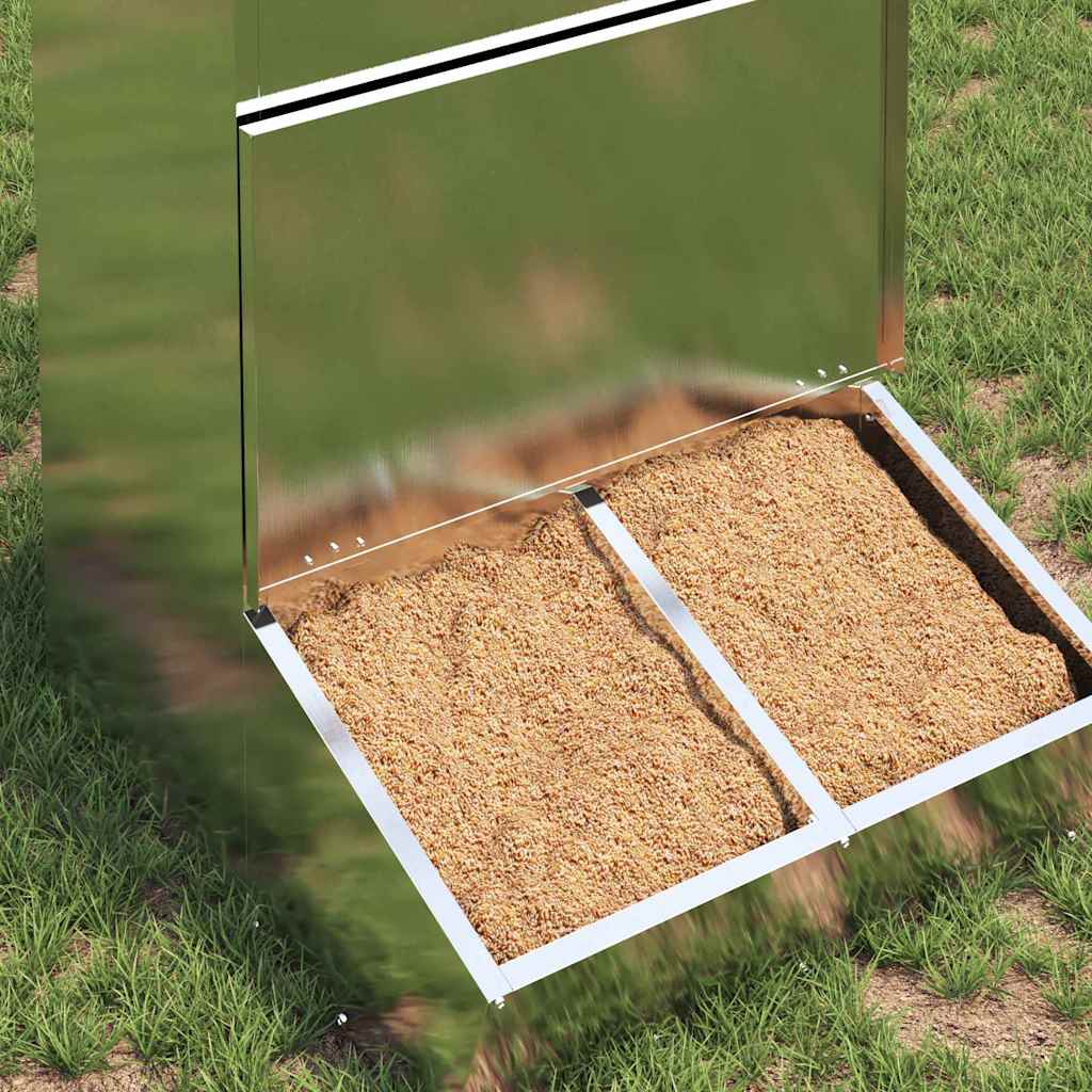 Schweinfutterspender Silber 55 x 51 x 91,5 cm 20 kg