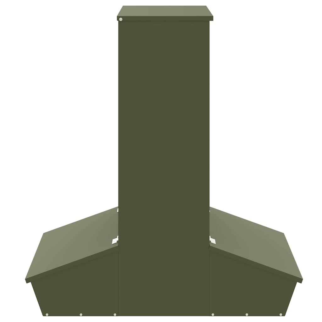 Schweinfutterspender Olivgrün 82 x 51 x 91,5 cm 20 kg