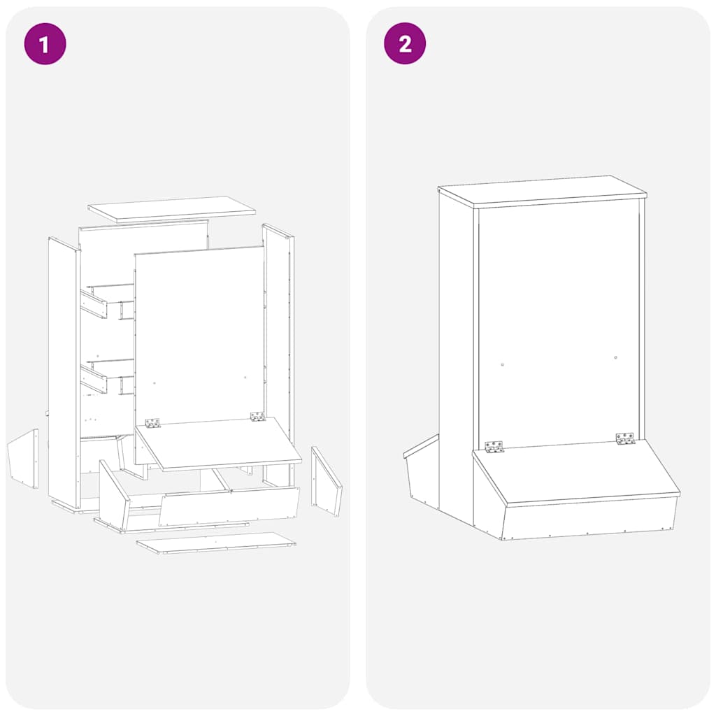 Schweinfutterspender Silber 82 x 51 x 91,5 cm 20 kg