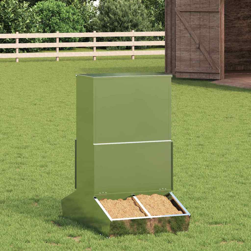 Schweinfutterspender Silber 82 x 51 x 91,5 cm 20 kg