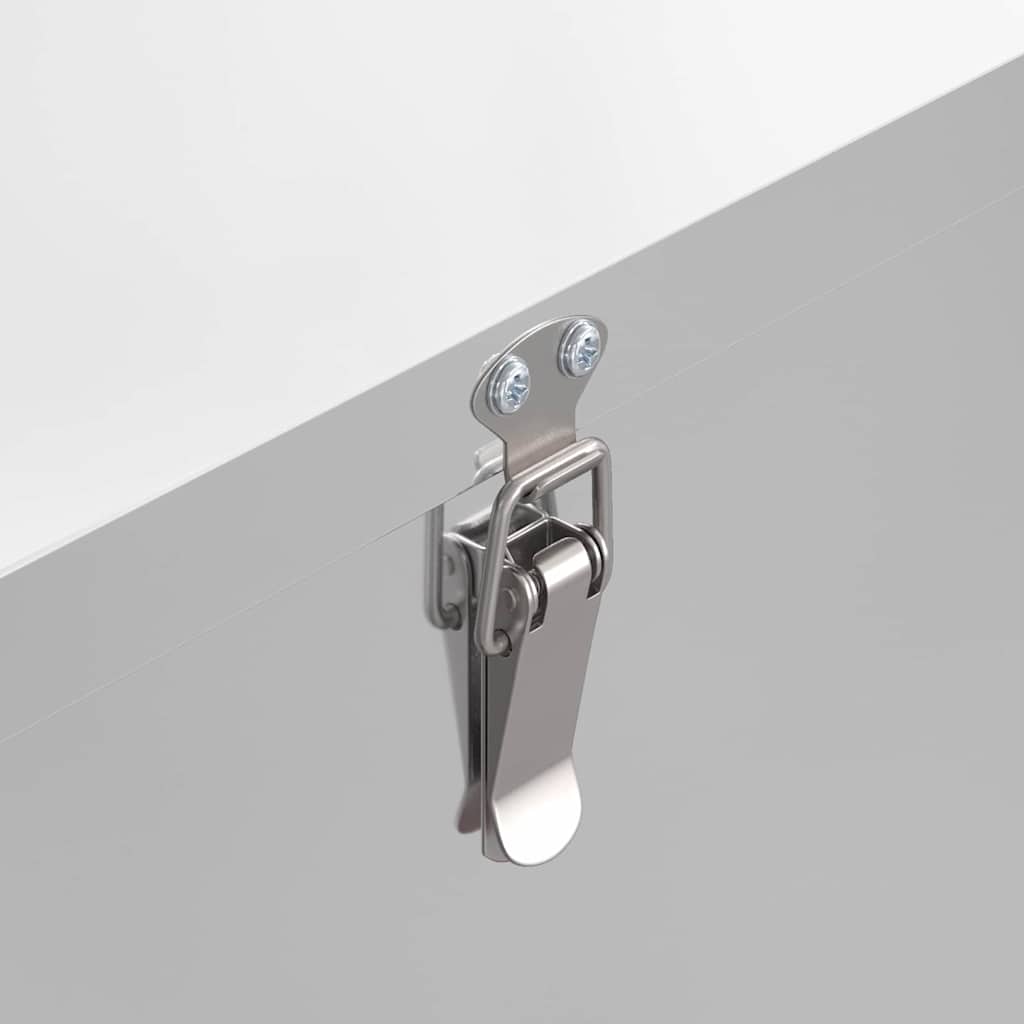 Hühnerfütterer Silber 40,5 x 25 x 38 cm 20 kg Verzinkter Stahl