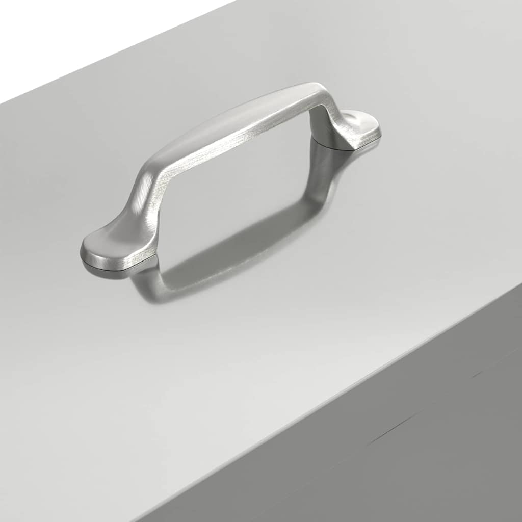 Hühnerfütterer Silber 41,5 x 20,5 x 33 cm Verzinkter Stahl