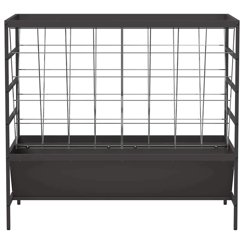 Viehfutterspender Schwarz 100 x 60 x 90 cm 15 kg