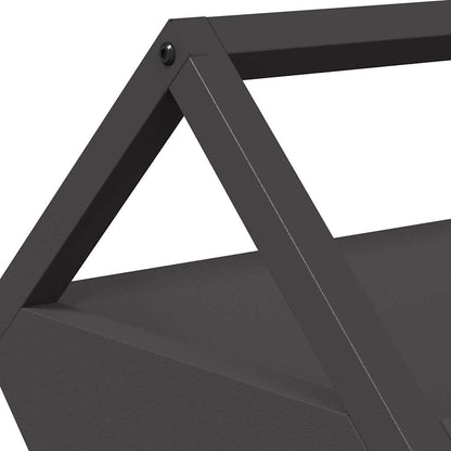 Futtertröge für Nutztiere Schwarz 111 x 76 x 38 cm 10 kg