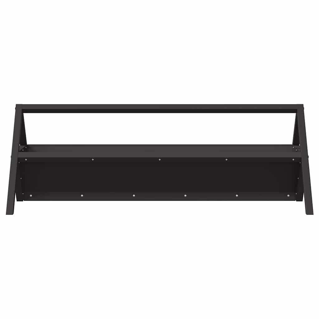 Futtertröge für Nutztiere Schwarz 111 x 76 x 38 cm 10 kg