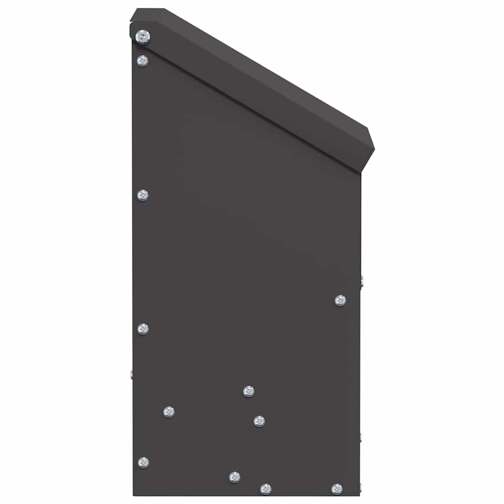 Hühnerfütterer Schwarz 21 x 16 x 33 cm 3 kg Kaltgewalzter Stahl