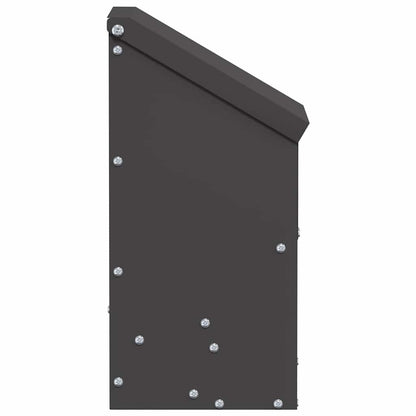Hühnerfütterer Schwarz 21 x 16 x 33 cm 3 kg Kaltgewalzter Stahl