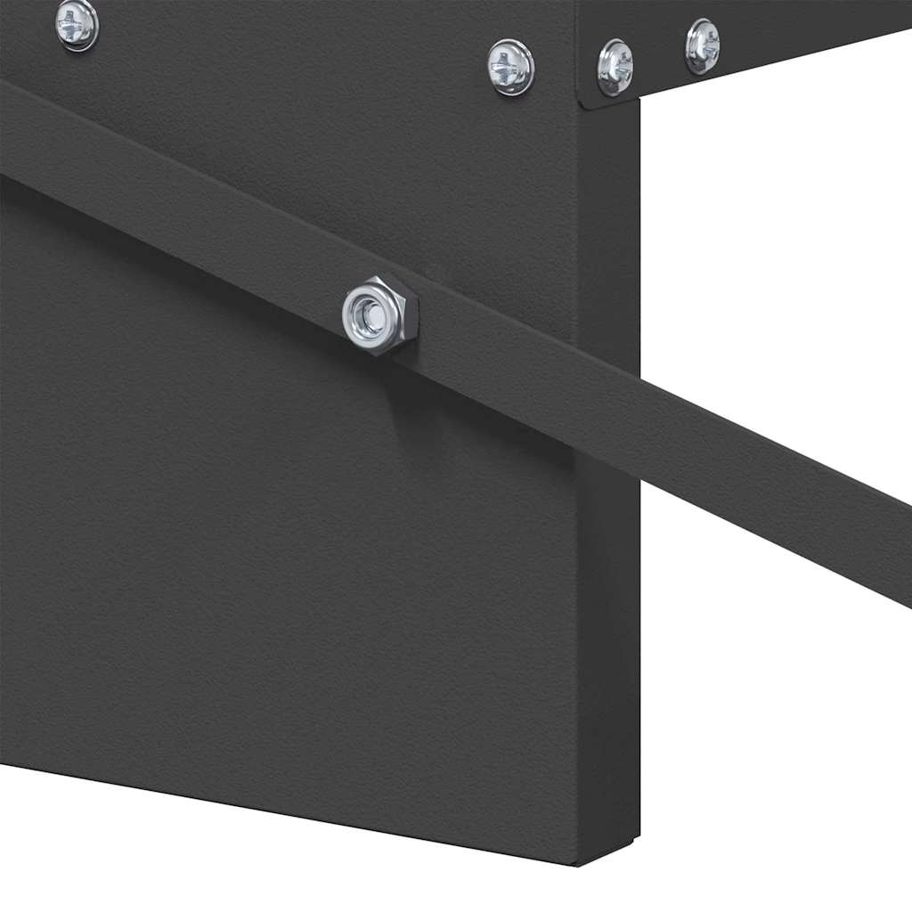 Hühnertretfeeder Schwarz 48,5 x 39,5 x 19 cm 5 kg