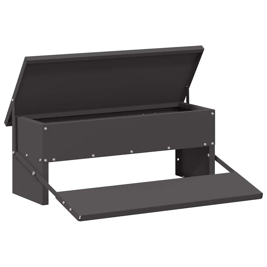 Hühnertretfeeder Schwarz 48,5 x 39,5 x 19 cm 5 kg