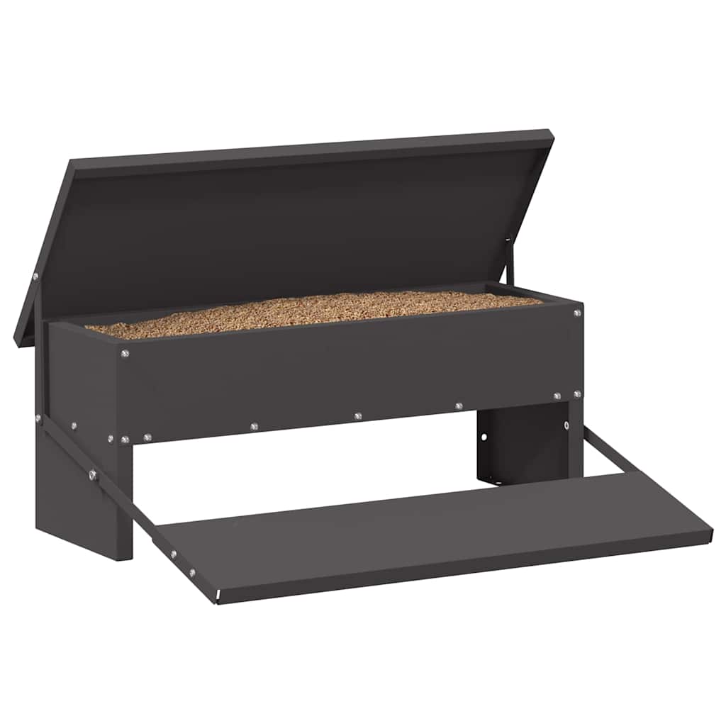 Hühnertretfeeder Schwarz 48,5 x 39,5 x 19 cm 5 kg