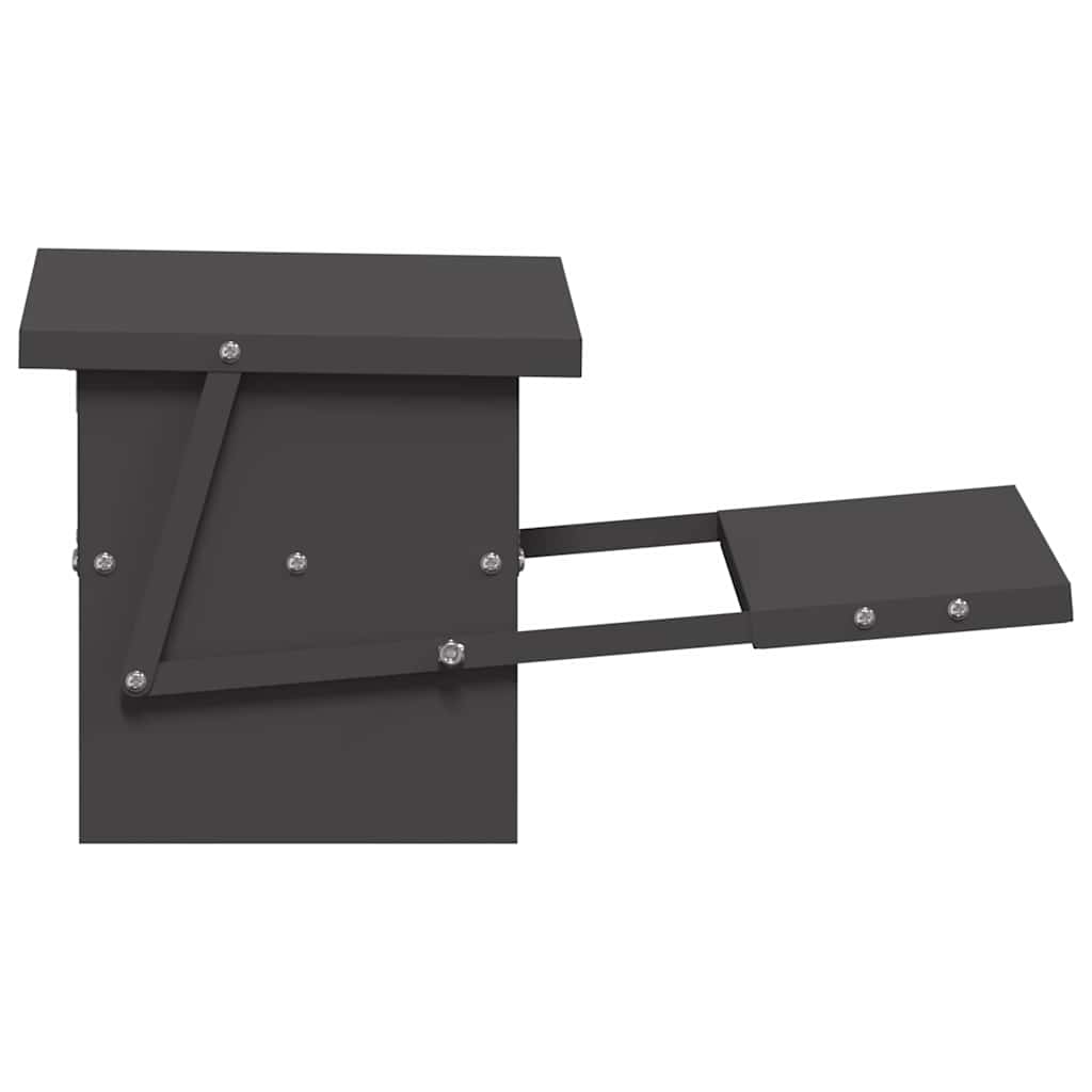 Hühnertretfeeder Schwarz 48,5 x 39,5 x 19 cm 5 kg