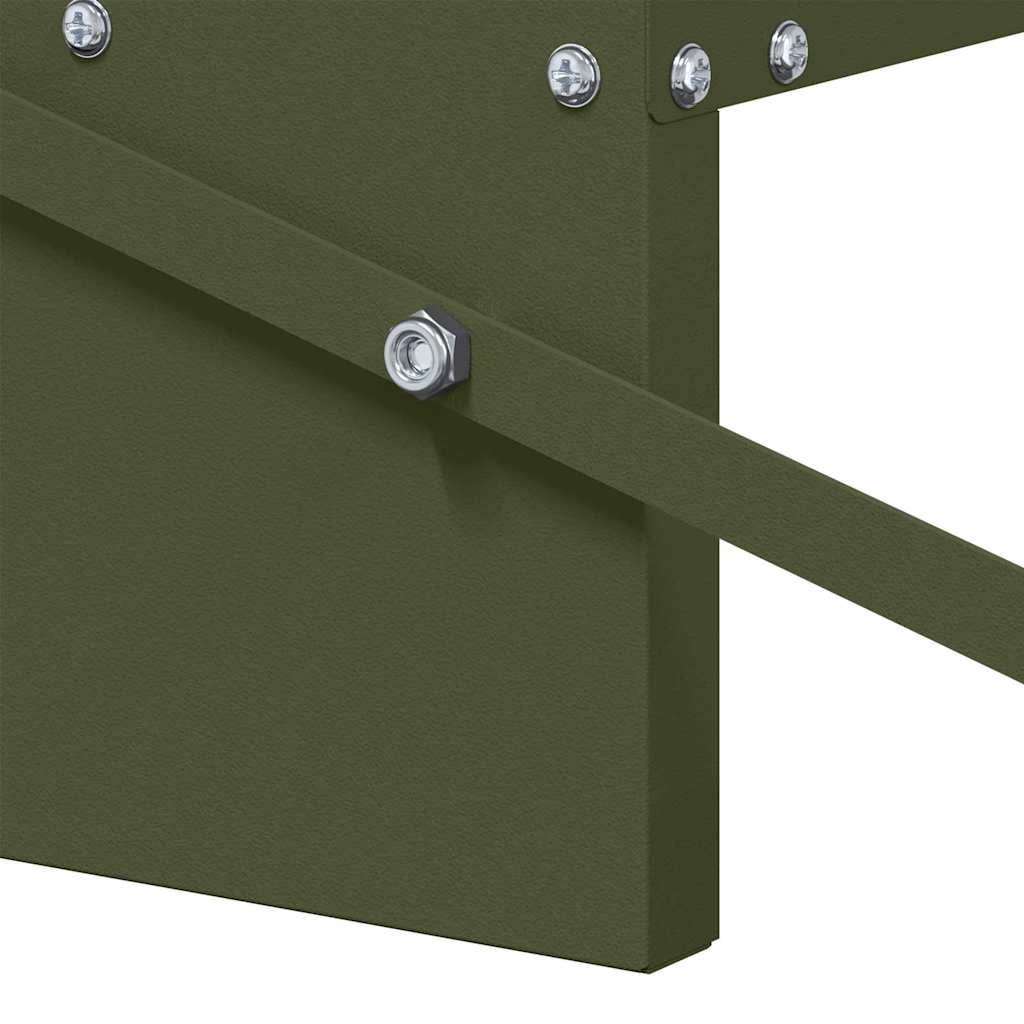 Hühnertretfeeder Olivgrün 48,5 x 39,5 x 19 cm 5 kg