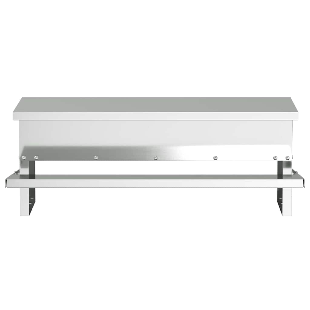 Hühnertretfeeder Silber 48,5 x 39,5 x 19 cm 5 kg