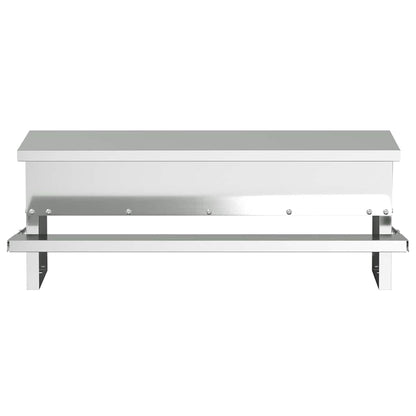 Hühnertretfeeder Silber 48,5 x 39,5 x 19 cm 5 kg