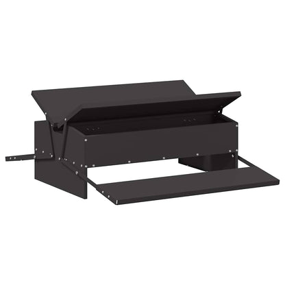 Hühnertretfeeder Schwarz 75 x 53 x 20,5 cm 10 kg