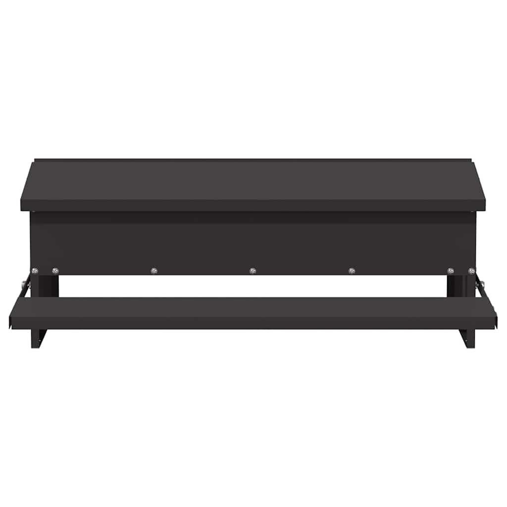 Hühnertretfeeder Schwarz 75 x 53 x 20,5 cm 10 kg