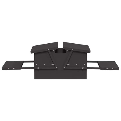 Hühnertretfeeder Schwarz 75 x 53 x 20,5 cm 10 kg