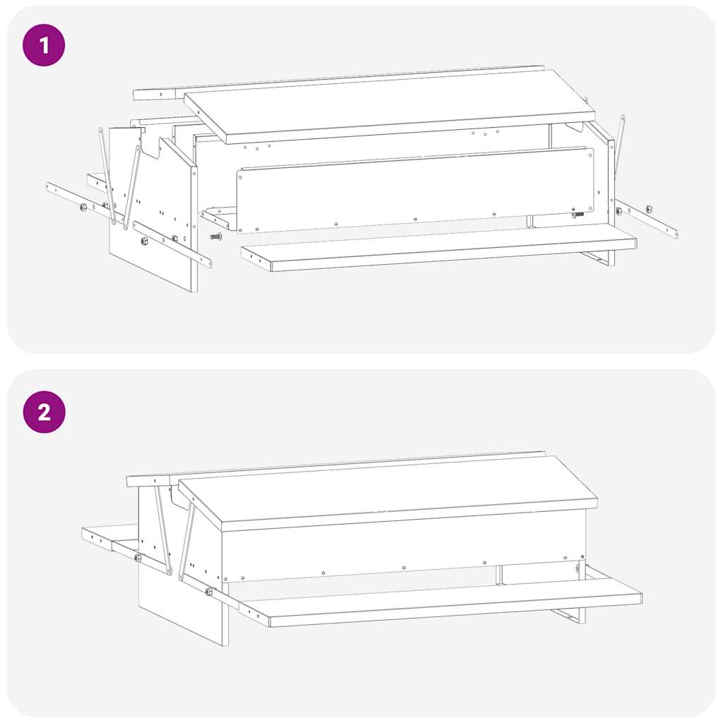 Hühnertretfeeder Olivgrün 75 x 53 x 20,5 cm 10 kg