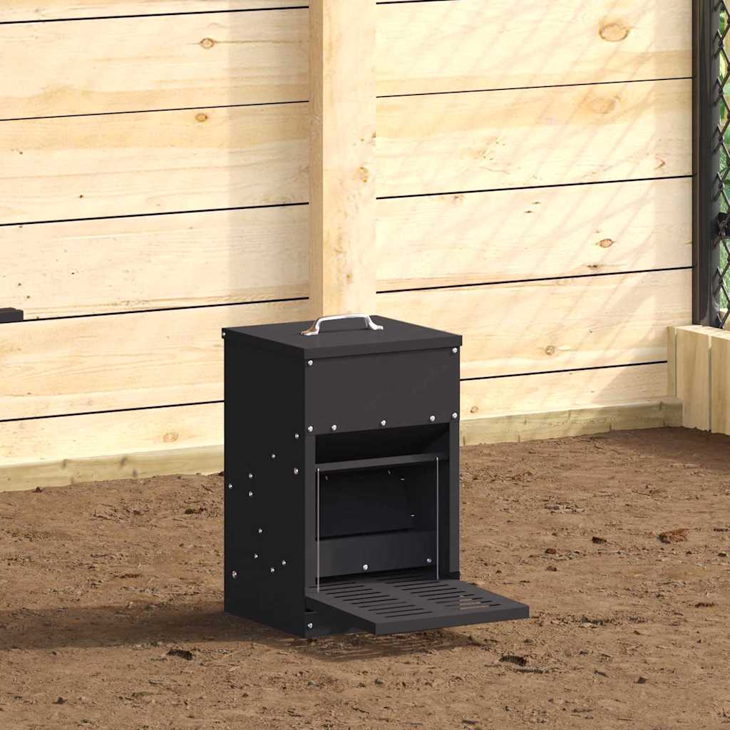 Hühnertretfeeder Schwarz 25 x 42 x 40 cm 4 kg