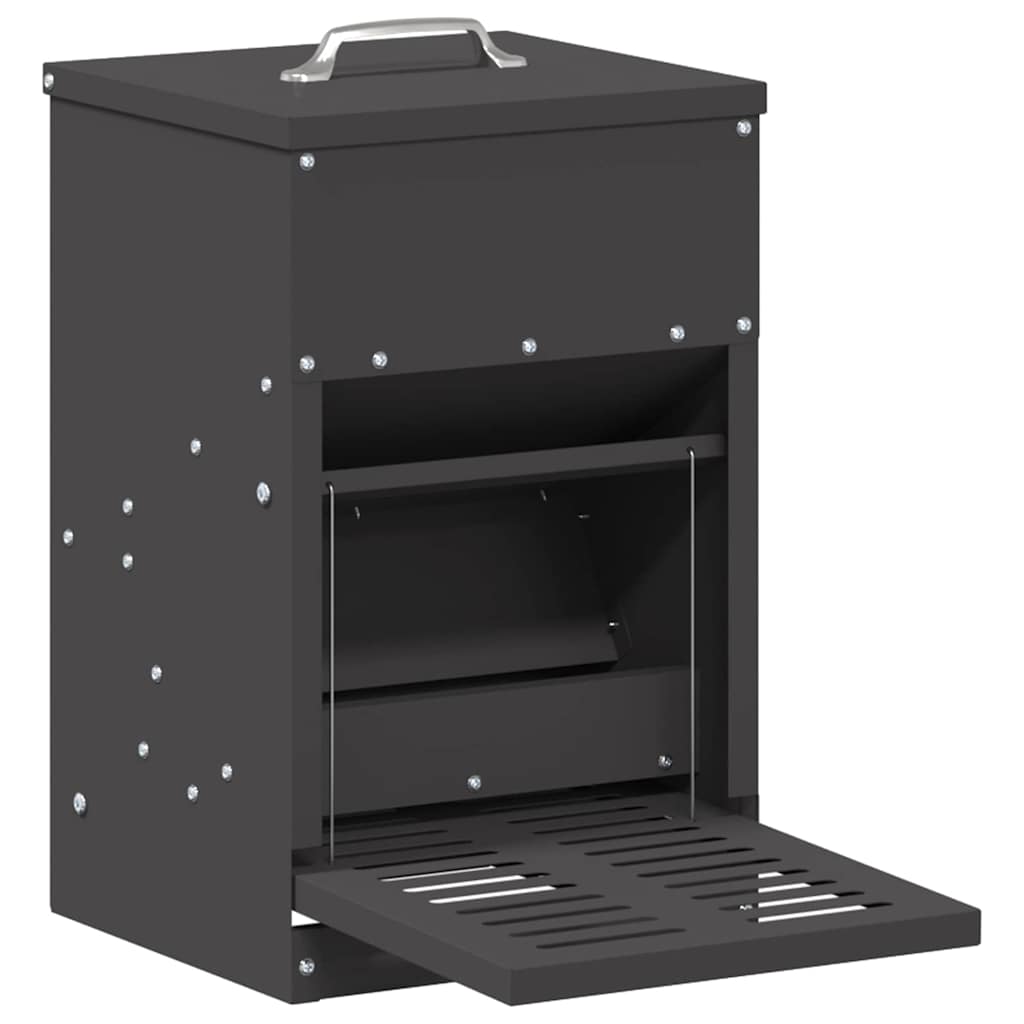 Hühnertretfeeder Schwarz 25 x 42 x 40 cm 4 kg