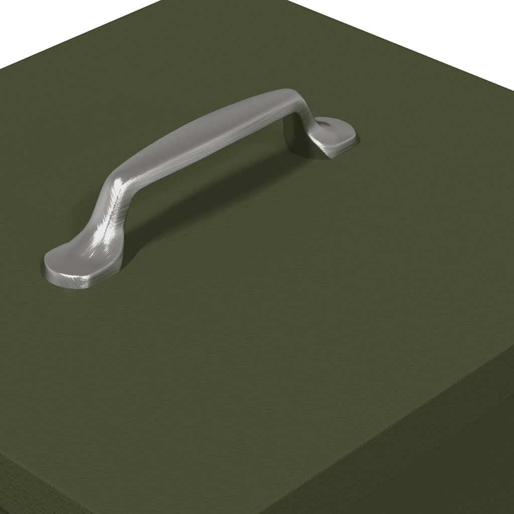 Hühnertretfeeder Olivgrün 25 x 42 x 40 cm 4 kg