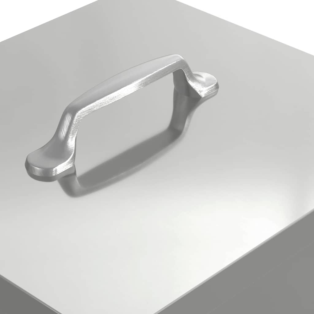 Hühnertretfeeder Silber 25 x 42 x 40 cm 4 kg Verzinkter Stahl