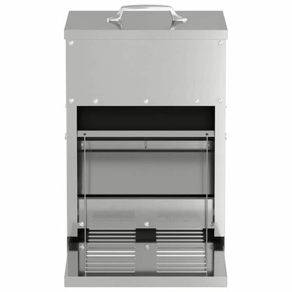 Hühnertretfeeder Silber 25 x 42 x 40 cm 4 kg Verzinkter Stahl