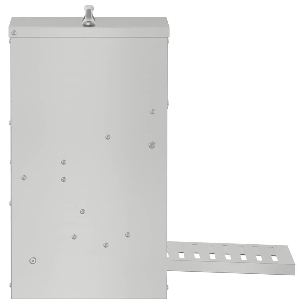 Hühnertretfeeder Silber 25 x 42 x 40 cm 4 kg Verzinkter Stahl