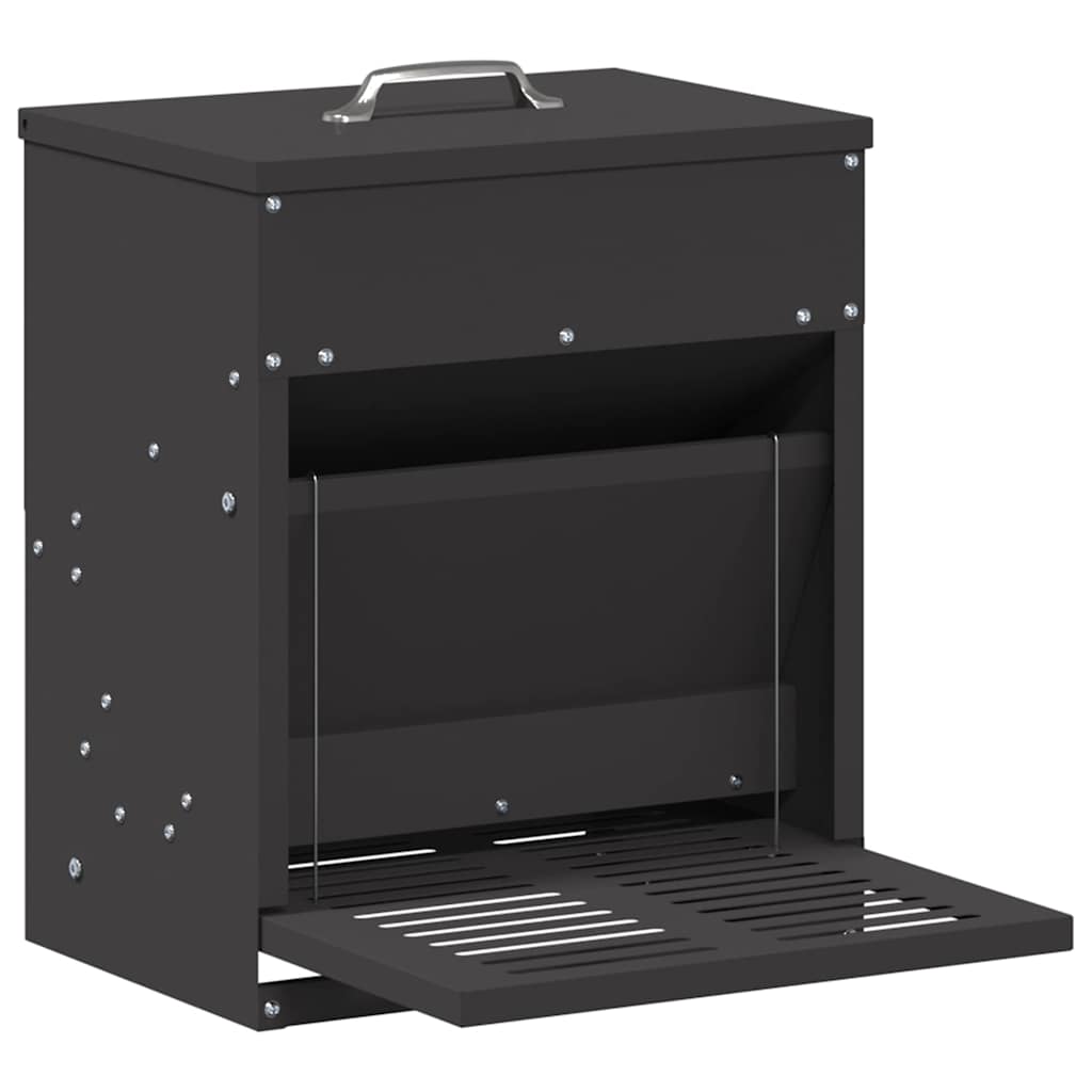 Hühnertretfeeder Schwarz 33 x 42 x 40 cm 10 kg