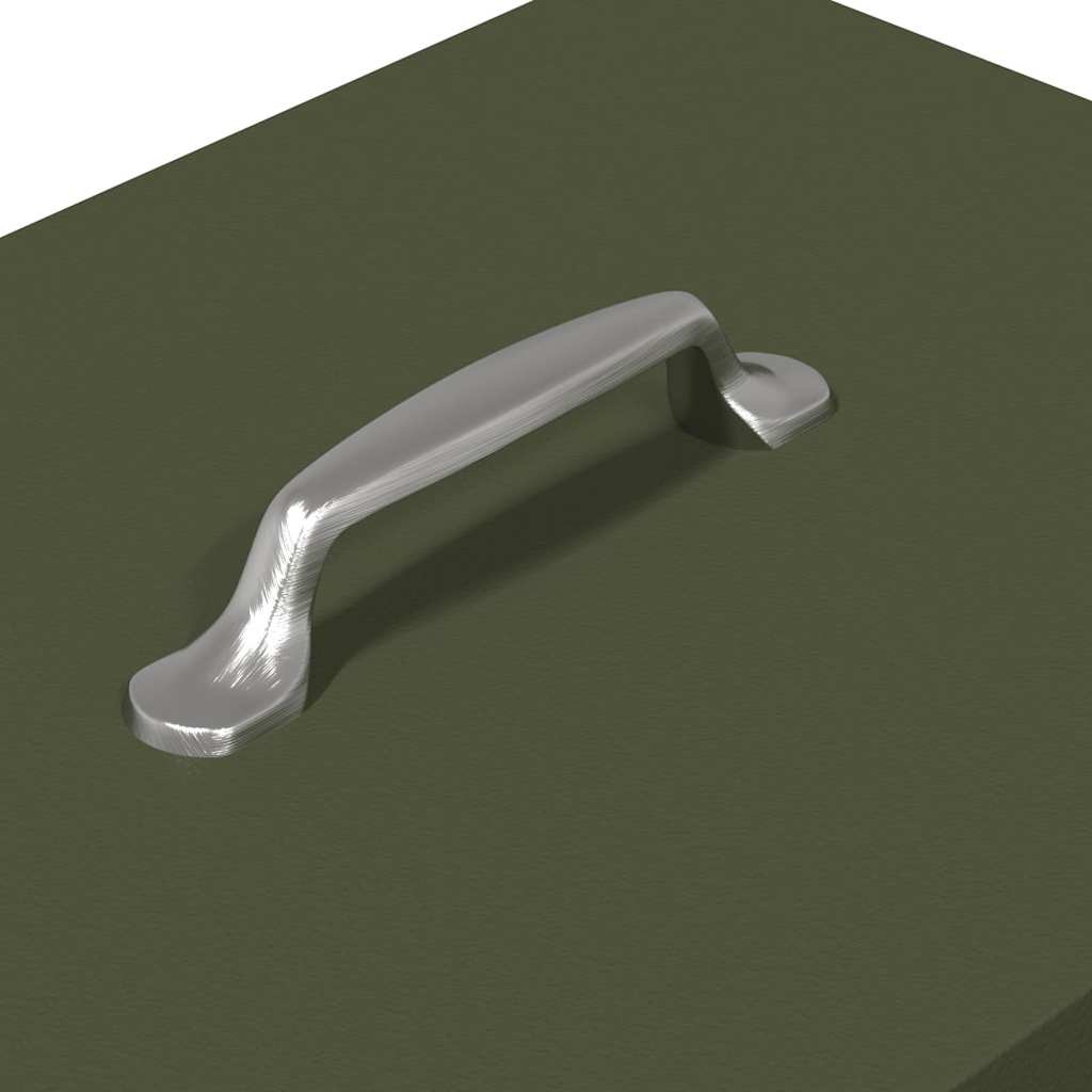 Hühnertretfeeder Olivgrün 33 x 42 x 40 cm 10 kg