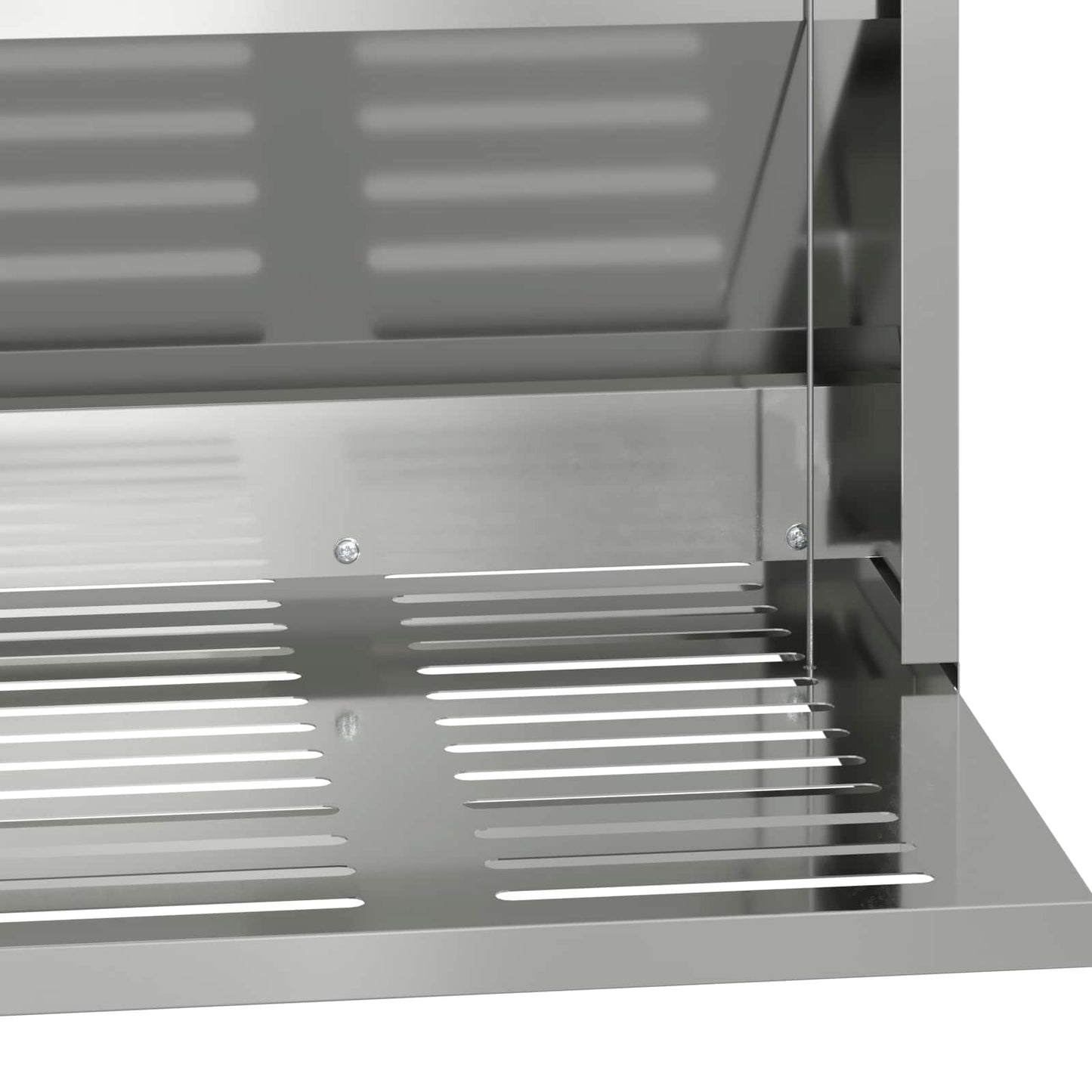 Hühnertretfeeder Silber 33 x 42 x 40 cm 10 kg Verzinkter Stahl