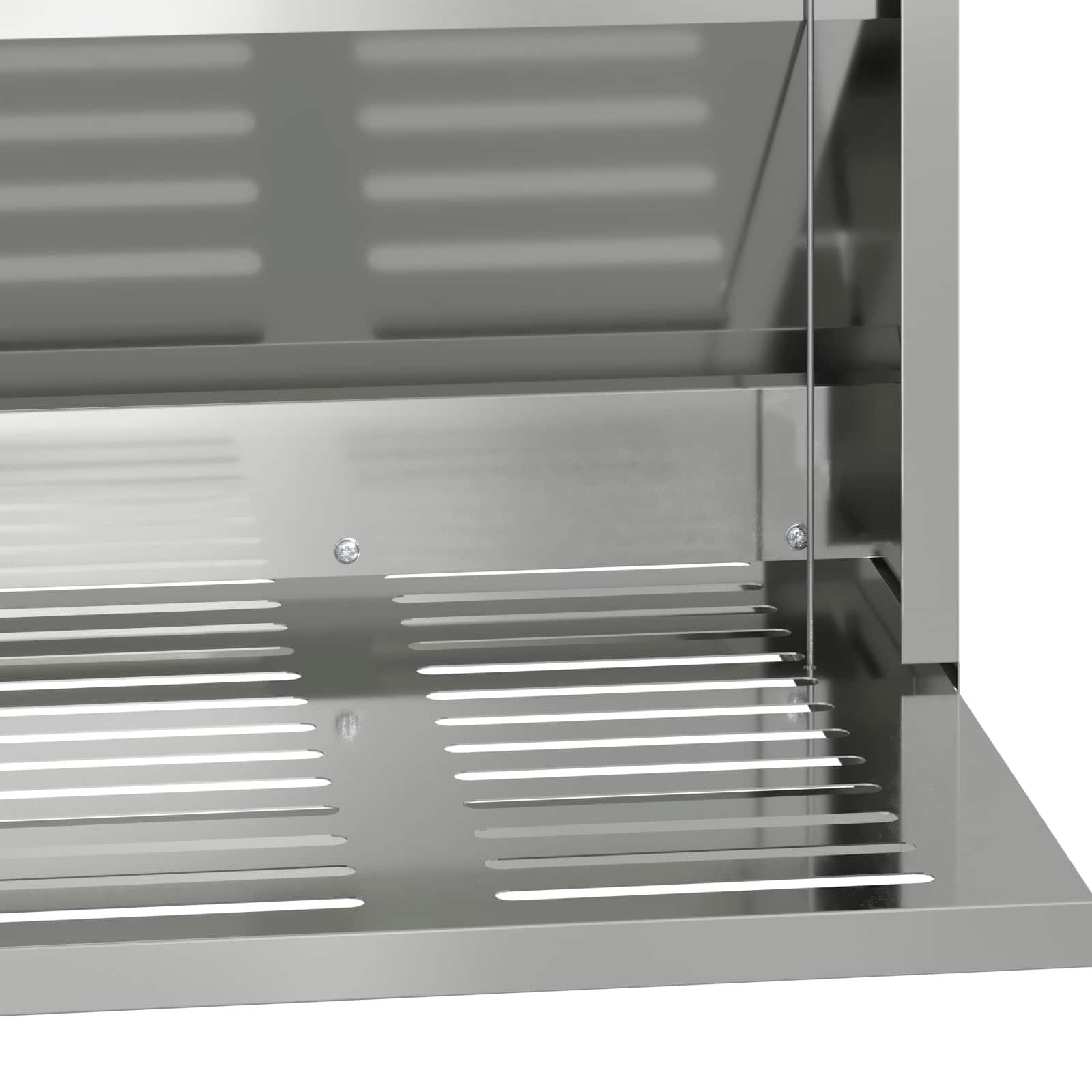 Hühnertretfeeder Silber 33 x 42 x 40 cm 10 kg Verzinkter Stahl