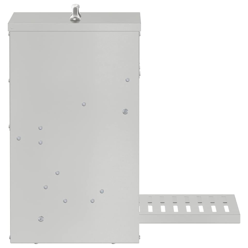 Hühnertretfeeder Silber 33 x 42 x 40 cm 10 kg Verzinkter Stahl