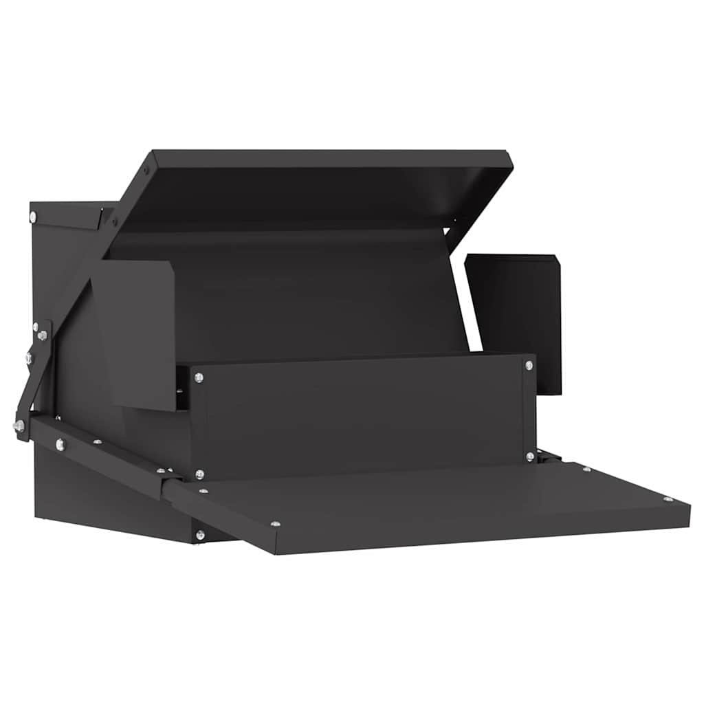Hühnertretfeeder Schwarz 50 x 40 x 29 cm 2 kg