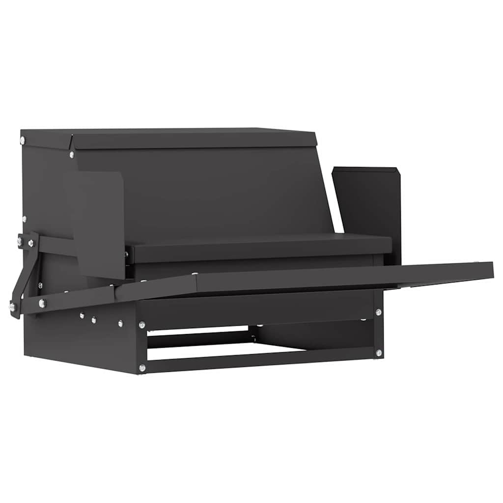 Hühnertretfeeder Schwarz 50 x 40 x 29 cm 2 kg