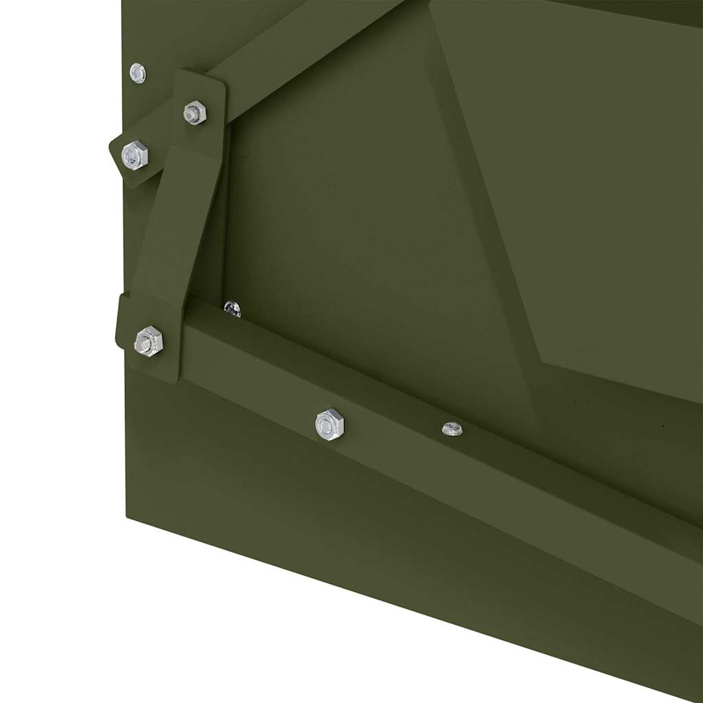Hühnertretfeeder Olivgrün 50 x 40 x 29 cm 2 kg