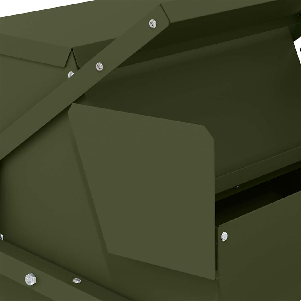 Hühnertretfeeder Olivgrün 50 x 40 x 29 cm 2 kg