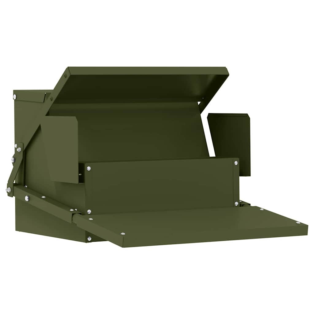 Hühnertretfeeder Olivgrün 50 x 40 x 29 cm 2 kg