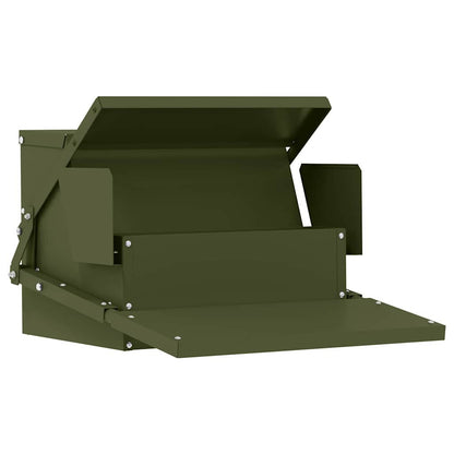 Hühnertretfeeder Olivgrün 50 x 40 x 29 cm 2 kg