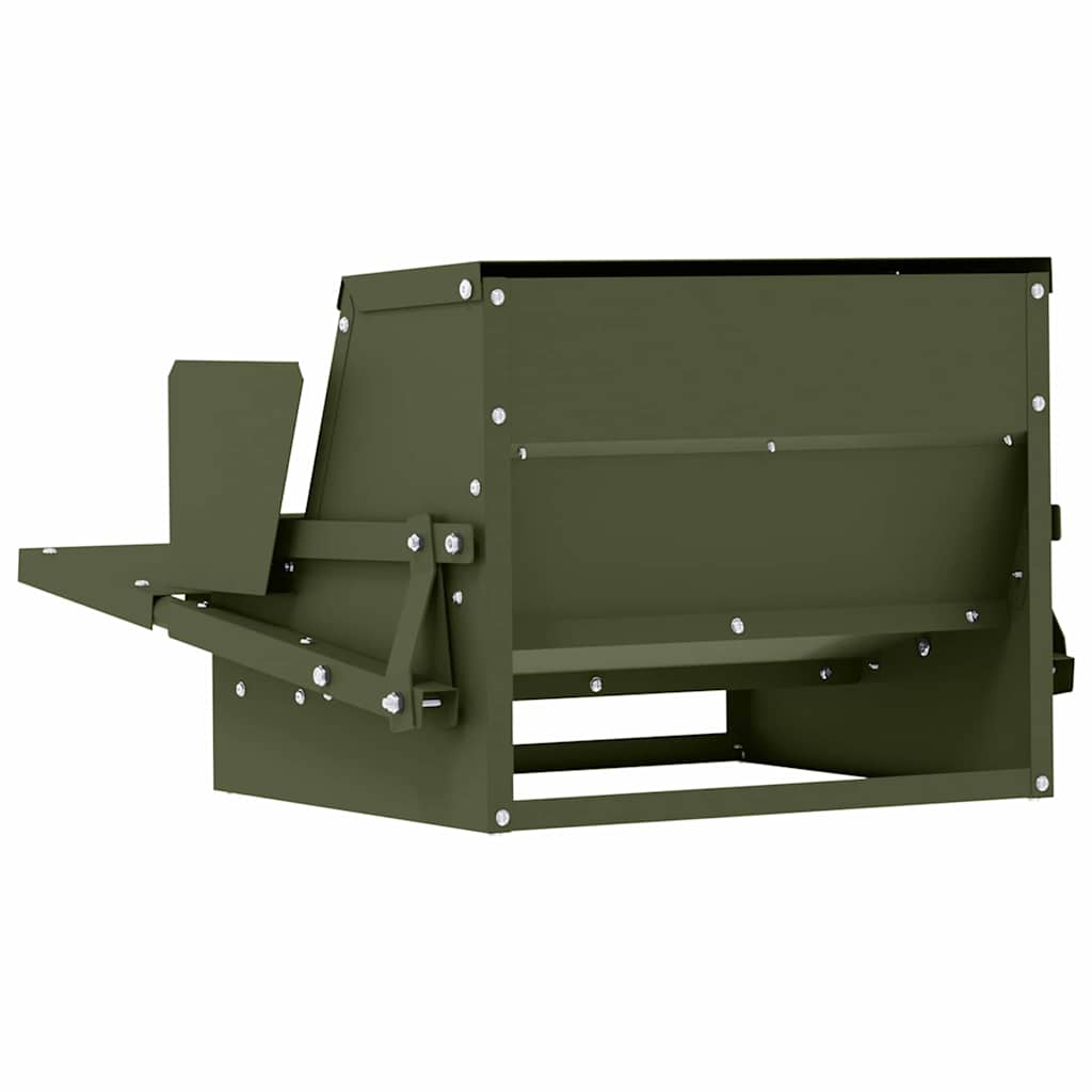 Hühnertretfeeder Olivgrün 50 x 40 x 29 cm 2 kg