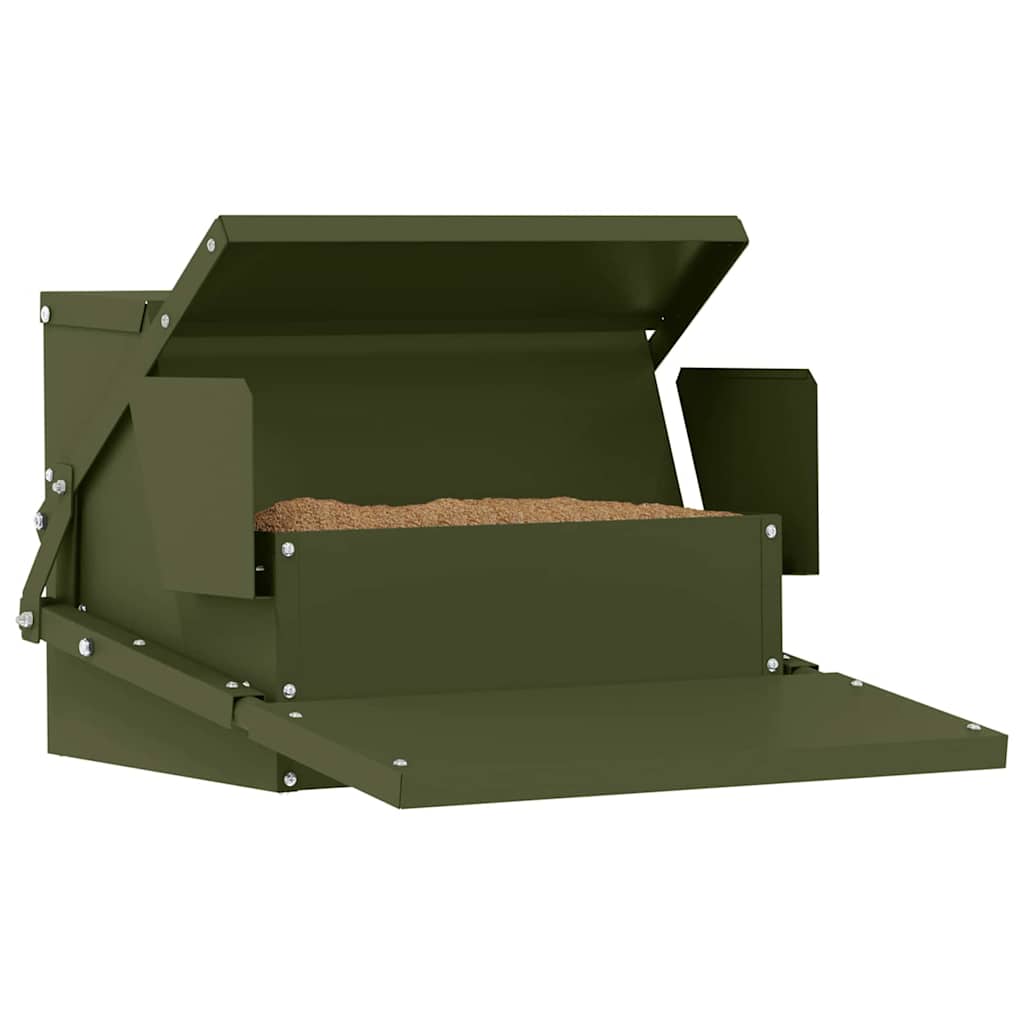Hühnertretfeeder Olivgrün 50 x 40 x 29 cm 2 kg
