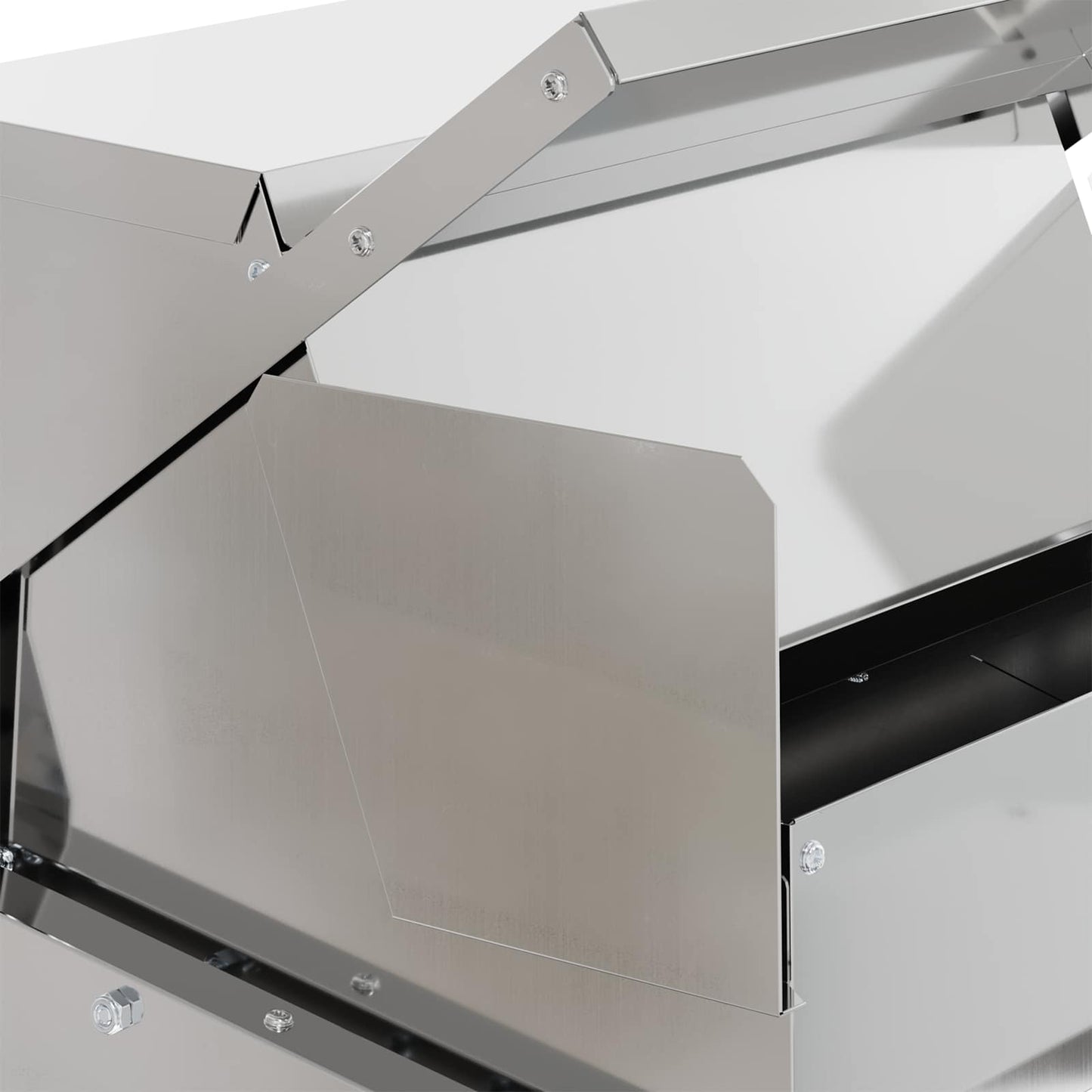 Hühnertretfeeder Silber 50 x 40 x 29 cm 2 kg Verzinkter Stahl