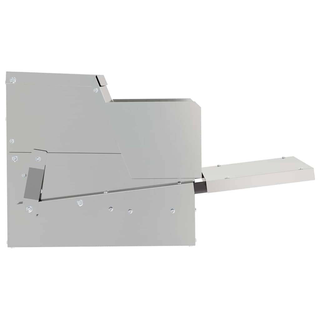 Hühnertretfeeder Silber 50 x 40 x 29 cm 2 kg Verzinkter Stahl