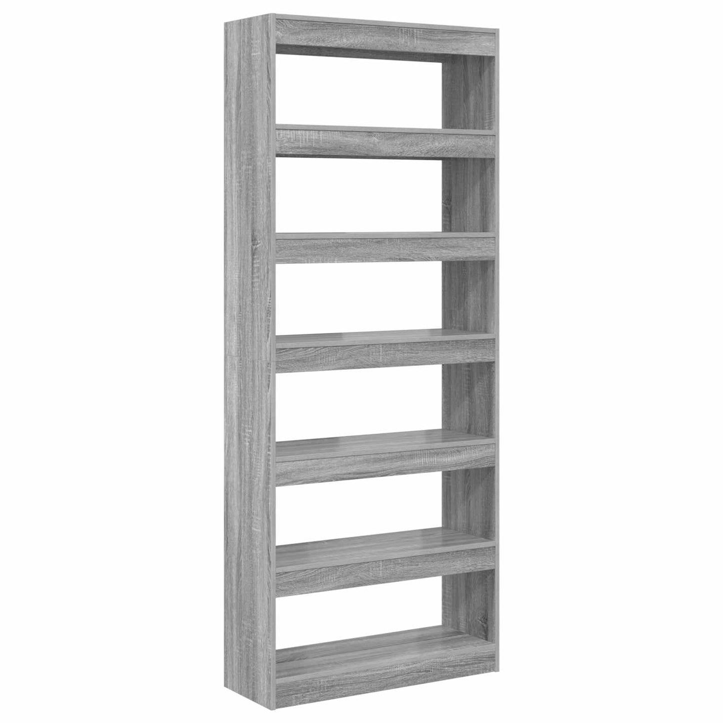 Bücherregal Graues Sonoma 80 x 30 x 198 cm Holzwerkstoff