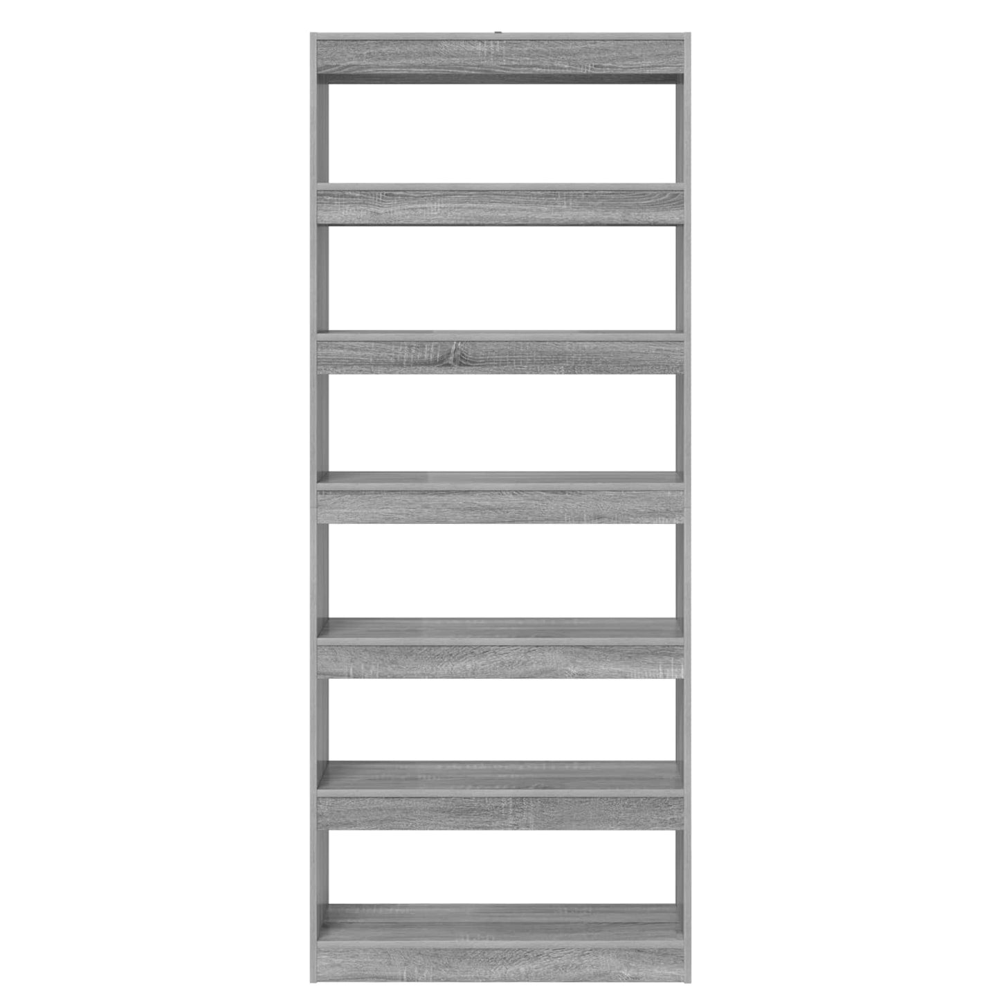 Bücherregal Graues Sonoma 80 x 30 x 198 cm Holzwerkstoff