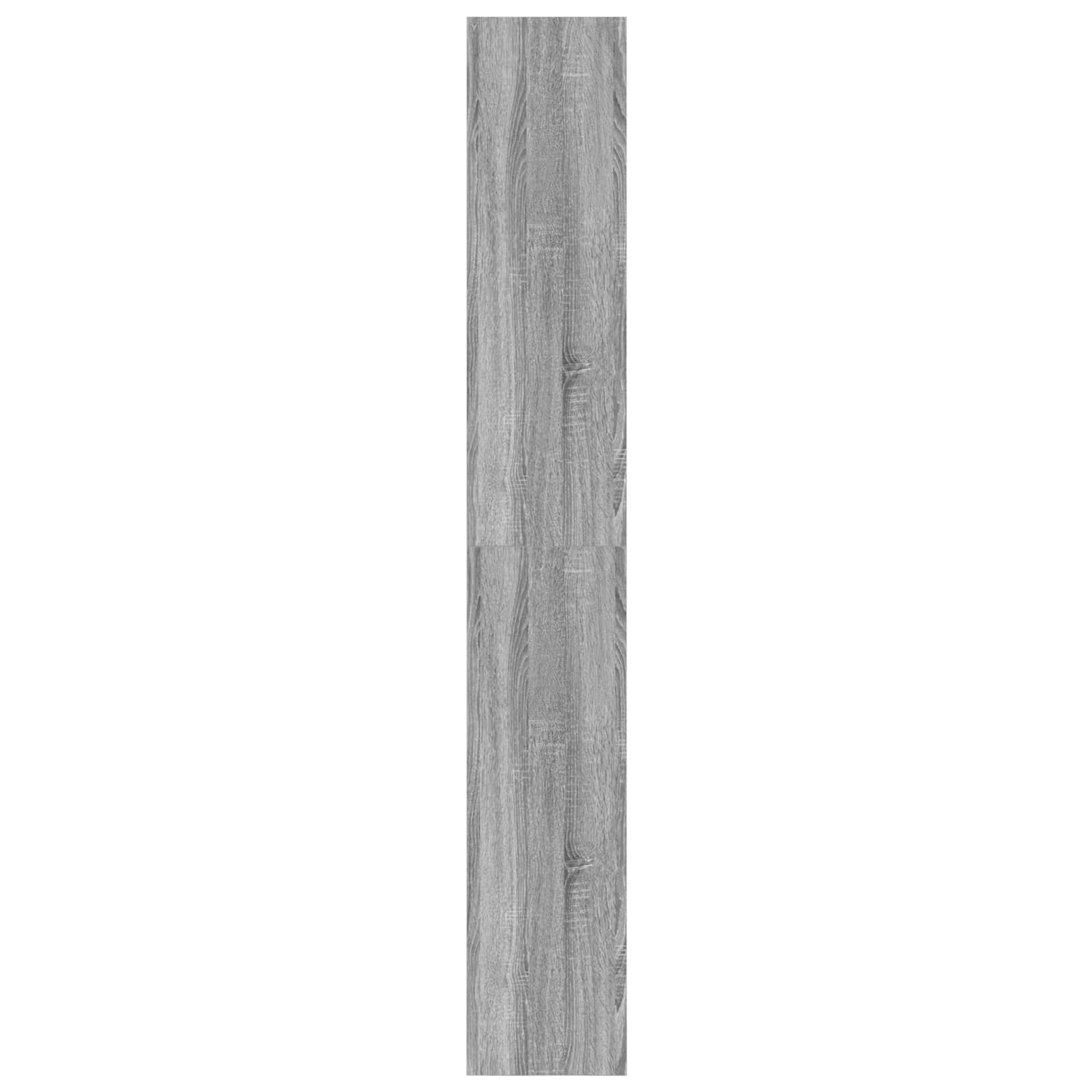 Bücherregal Graues Sonoma 80 x 30 x 198 cm Holzwerkstoff