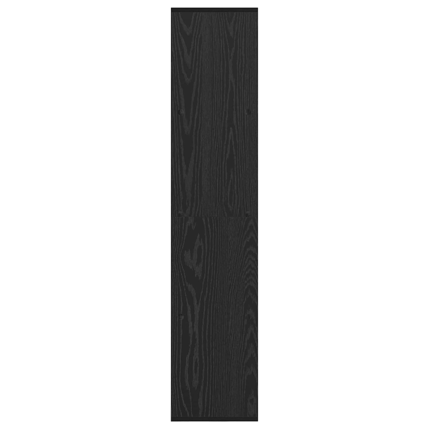 Bücherregal Schwarz Eichen-Optik 137,5 x 29 x 137,5 cm