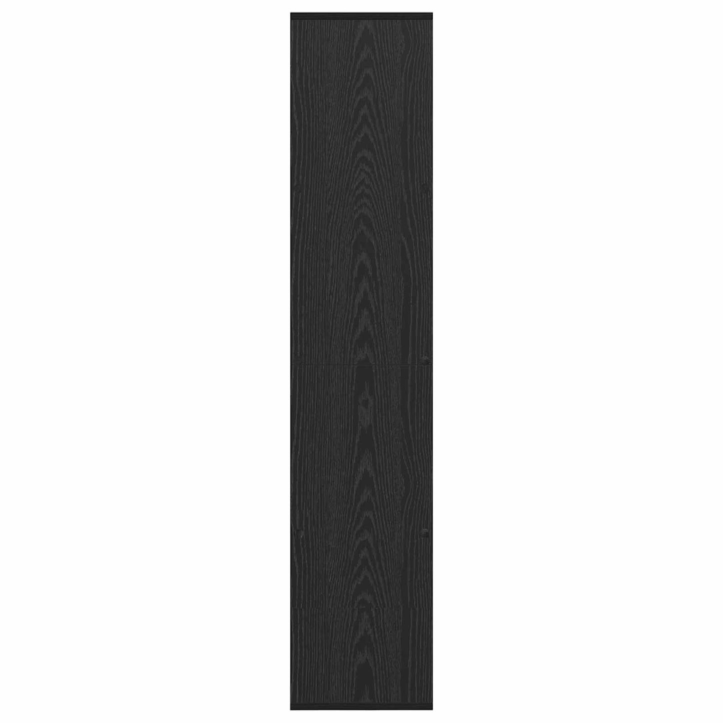 Bücherregal Schwarz Eichen-Optik 132 x 29 x 141,5 cm
