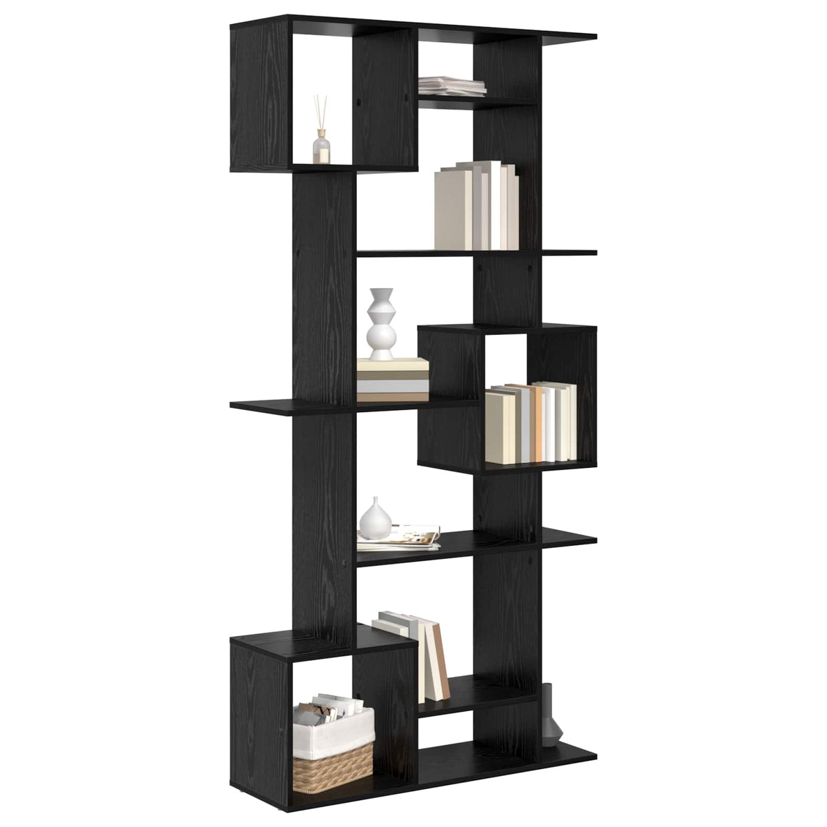 Bücherregal 9 Ebenen 92 x 29 x 188 cm Holzwerkstoff