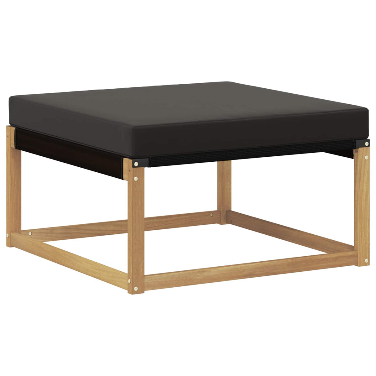 Outdoor-Sofagarnitur 6 stk. Weiß und Schwarz